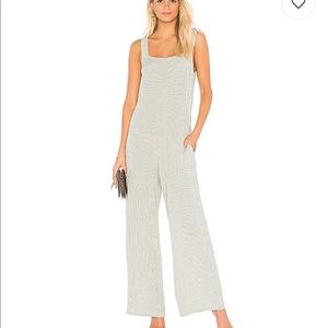 Harper Jumpsuit In Sage Gingham